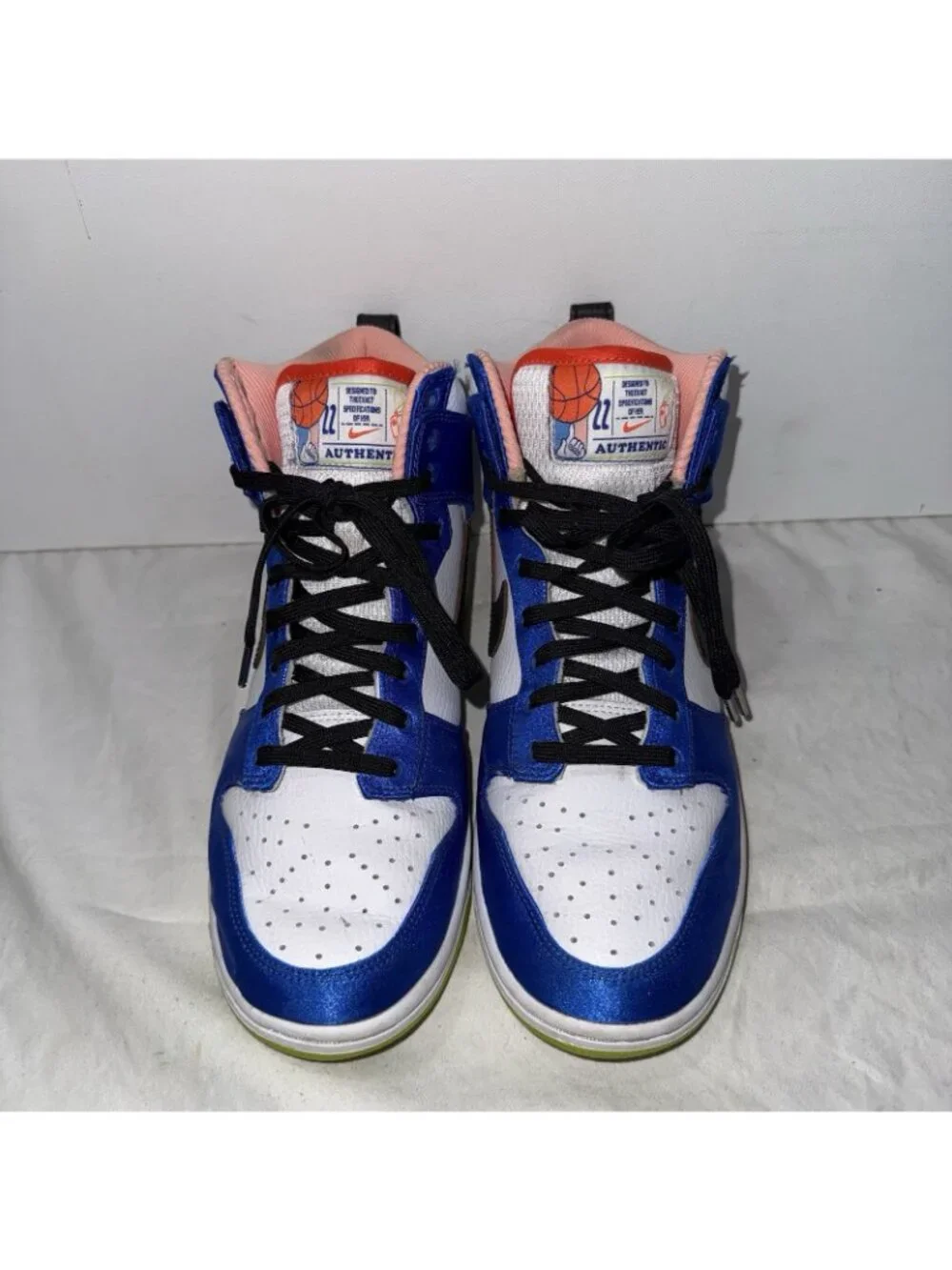 Nike Dunk High Women’s Satin Blue DV2185-100 Sz 8.5